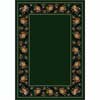 Milliken Milliken Floral Lace 4 X 5 Emerald Ii Area Rugs