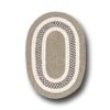 Colonial Mills, Inc. Colonial Mills, Inc. Jefferson 4 X 6 Oval Beige Area Rugs