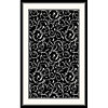 Kane Carpet Kane Carpet After Hours 4 X 5 Scroll White On Black Area Rugs