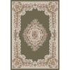 Milliken Milliken Aubusson 4 X 5 Oval Sage Area Rugs