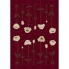 Milliken Milliken Poppy 8 X 8 Square Garnet Area Rugs