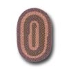 Colonial Mills, Inc. Colonial Mills, Inc. Brook Farm 8 X 11 Oval Burgundy Area Rugs