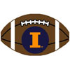 Logo Rugs Logo Rugs Illinois University Illinois Football 15 inch  X 24 inch