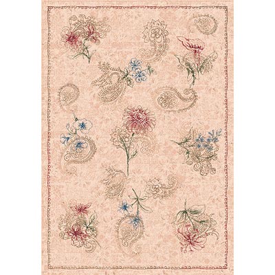 Milliken Milliken Vintage 8 X 11 Almond Area Rugs