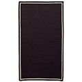 Capel Rugs Capel Rugs Pinstripe 11x14 Oval Soft Black Area Rugs