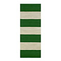 Nejad Rugs Nejad Rugs Boardwalk Stripes 3 X 8 Runner Emerald / ivory Area Rug