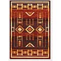 Couristan Couristan Taos Lodge 4 X 6 Red Desert Area Rugs