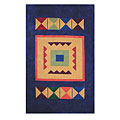 Nejad Rugs Nejad Rugs The Bright Collection 5 X 8 Aztek Navy Area Rugs