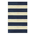 Nejad Rugs Nejad Rugs Boardwalk Stripes 3 X 6 Navy / ivory Area Rugs