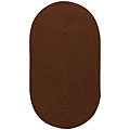 Capel Rugs Capel Rugs Woodrun 2x3 Oval Chocolate Area Rugs