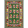 Nejad Rugs Nejad Rugs Bucks County - Fruit Pettipoint 3 X 6 Runner Emerald