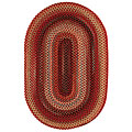 Capel Rugs Capel Rugs Americana 3x5 Oval Country Red Area Rugs