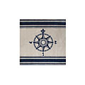 Nejad Rugs Nejad Rugs Classic Compass 4 Square Ivory / navy Area Rugs