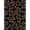 Radici USA Radici Usa Vesuvio Iii 2 X 8 Runner Black Area Rugs