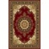 Home Dynamix Regency 8 X 8 Round Red 8329 Area Rugs