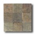 American Olean Tumbled Slate 6 X 6 India Multicolor Tile & Stone