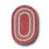 Colonial Mills, Inc. Jefferson 8 X 11 Oval Red Streak Area Rugs