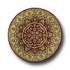 Kaleen Tara 6 Round Leonardo Burgundy Area Rugs