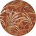 Milliken Rainforest 8 Round Fall Orange Area Rugs