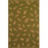 Trans-ocean Import Co. Patio 8 X 11 Leaves Green Area Rugs