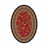 Milliken Aydin 4 X 5 Oval Currant Red Area Rugs