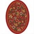 Milliken Vachell 4 X 5 Oval Indian Red Area Rugs