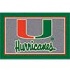 Milliken University Of Miami 5 X 8 U Miami Area Rugs