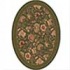 Milliken Vachell 4 X 5 Oval Deep Olive Area Rugs