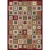 Milliken Contemporary Square 7476/200 4 X 5 Deep Wine Area Rugs