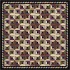 Milliken Log Cabin 7480/294 5 X 8 Oval Ebony Area Rugs