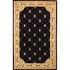 Kas Oriental Rugs. Inc. Jewel 5 X 8 Jewel Black Fleur-de-lis Are