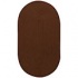 Capel Rugs Woodrun 2x4 Oval Chocolate Area Rugs