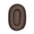 Colonial Mills, Inc. Deerfield 7 X 9 Oval Seal Brown Area Rugs