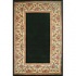 Kas Oriental Rugs. Inc. Ruby Runner 2 X 7 Ruby Black Floral Bord