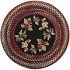 Capel Rugs Somewhere In Time 5x5 Round Berry Patch Area Rugs