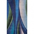 Foreign Accents Festival Waves 5 X 8 Blue Area Rugs