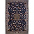 Capel Rugs Festival Of Flowers 5 X 8 Deep Indigo Area Rugs