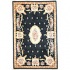 Kas Oriental Rugs. Inc. Ruby 2 X 4 Ruby Black Fleur-de-lis Aubus