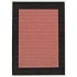 Couristan Recife 6 X 9 Checkered Field Terra Cotta Black Area Ru