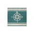 Nejad Rugs Classic Compass 5 Square Teal Area Rugs