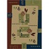 Carpet Art Deco Life 2 X 3 Sienna/red Area Rugs