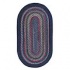 Capel Rugs Cape Henry 2x8 Runner Dark Blue Area Rugs