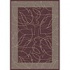 Carpet Art Deco Soft 2 X 3 Leaf/purper Area Rugs