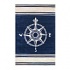 Nejad Rugs Classic Compass 5 X 8 Navy Area Rugs