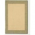 Couristan Recife 6 X 9 Checkered Field Natural Green Area Rugs
