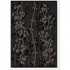 Couristan Charisma 10 X 13 Ivy Leaf Black Area Rug