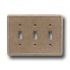 Questech Dorset Switch Plates - Noche Triple Toggl