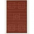 Couristan Nouveau 3 X 5 Thatched Rust Area Rugs