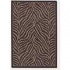 Couristan Recife 6 X 9 Zebra Black Cocoa Area Rugs