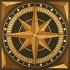 Appalachian Hardwood Floors Compass Rose Medallion